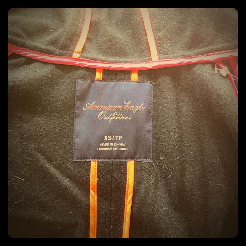 American Eagle hooded cape. XS